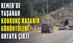 Kemer'de yaşanan korkunç kazanın görüntüleri ortaya çıktı
