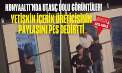 Konyaaltı’nda utanç dolu görüntüler!: Yetişkin içerik üreticisinin paylaşımı pes dedirtti