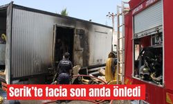 Serik’te facia son anda önledi