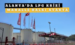 Alanya’da LPG krizi: Mahalle halkı ayakta