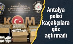 Antalya polisi kaçakçılara göz açtırmadı