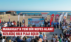 Manavgat’a yeni bir nefes alanı: Kızılağaç Halk Plajı açıldı