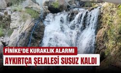 Finike’de kuraklık alarmı: Aykırtça Şelalesi susuz kaldı