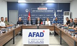 Antalya’da Afet Koordinasyon Kurulu toplandı