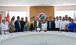Başkan Kocagöz'e Moğolistan’dan misafir