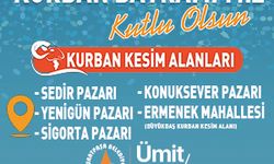 MURATPAŞA BELEDİYESİ KURBAN KESİM YERLERİ İLANI