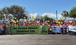 Lösemili çocuklar için duygu dolu yürüyüş