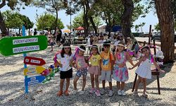 Kemer’de miniklerin keyifli piknik buluşması
