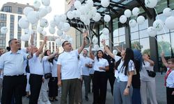 Toplumsal bilinç için skolyoz balonları havalandı