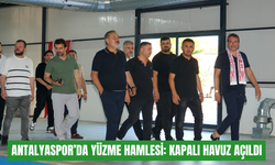 Antalyaspor’da yüzme hamlesi: Kapalı havuz açıldı