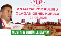 Mustafa Ergün’le devam: Antalyaspor’da 3 yıllık yeni dönem başladı