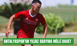 Antalyaspor’un yıldız adayına milli davet
