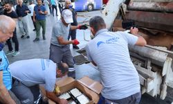 Otogarda peynir skandalı! 700 kilo ürün çöp kamyonuyla imha edildi