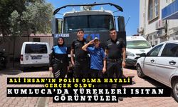 Ali İhsan'ın polis olma hayali gerçek oldu: Kumluca’da yürekleri ısıtan görüntüler