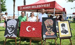 Miniklerin yıl sonu sergisi