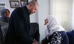 Cumhurbaşkanı Erdoğan, 99 yaşındaki şehit annesini ziyaret etti