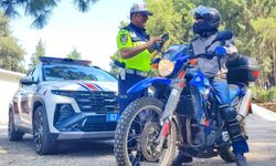 Antalya'da motosikletler denetlendi
