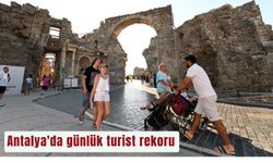 Antalya'da günlük turist rekoru