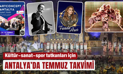 Kültür-sanat-spor tutkunları için Antalya'da Temmuz takvimi