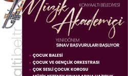 Konyaaltı Müzik Akademisi’nde yeni dönem başlıyor