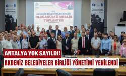 Akdeniz Belediyeler Birliği yönetimi yenilendi:  Antalya yok sayıldı!