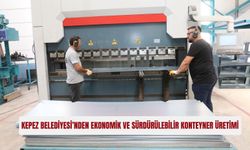 Kepez Belediyesi’nden ekonomik ve sürdürülebilir konteyner üretimi