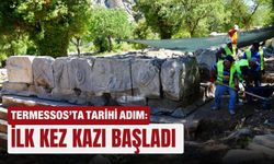 Termessos’ta tarihi adım: İlk kez kazı başladı