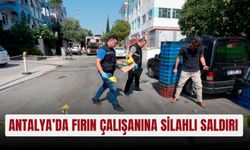 Antalya’da fırın çalışanına silahlı saldırı