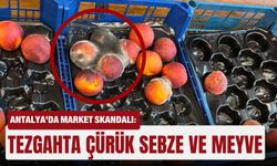 Antalya’da market skandalı: Tezgahta çürük sebze ve meyve