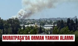 Muratpaşa’da orman yangını alarmı