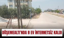 Döşemealtı’nda 8 ev internetsiz kaldı