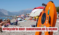 Büyükşehir'in robot cankurtaranları iş başında