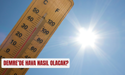 Demre’de kavurucu sıcaklıklar etkisini artırıyor!