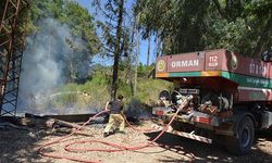 Serik'te yangına erken müdahale