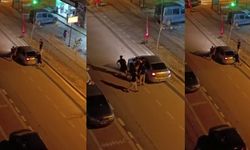 Yolunu kestikleri sürücüyü araçta darp ettiler