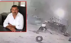 O anlar kamerada... Hava basılan lastik patladı; 1 ölü