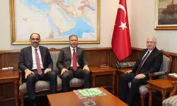 Güler, Yerlikaya ve Kalın bir araya geldi
