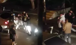 Beykoz’da yol verme kavgası kamerada