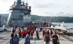 TCG Anadolu ‘Mavi Vatan’ için Boğaz’da!