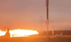 Hava gösterisi provasında F-16 savaş uçağı düştü