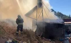 Kendi evini ateşe verdiği iddia edilen şahıs gözaltına alındı