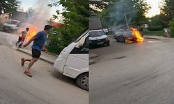 Tofaş’ın alev alev yandığı anlar kask kamerasında