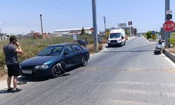 Manavgat’ta otomobil ile motosiklet çarpıştı: 1 yaralı