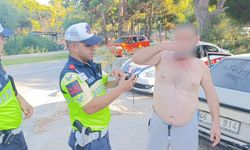 Alkollü sürücüden ilginç taktik