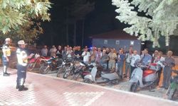 Motosiklet sürücülerine trafik semineri