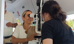 Manavgat’ta ücretsiz göz taraması yapıldı