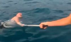 Ukraynalı turist boğulmaktan son anda kurtarıldı