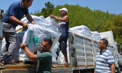 Alanyalı çiftçilere 10 ton kaolin kili