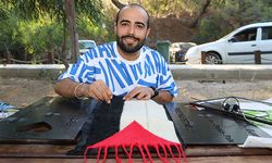 Sanatla mesaj: Filistin bayrağı dikkat çekti
