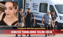 Pastanede öldürülen genç kadının cenazesi yakınlarına teslim edildi